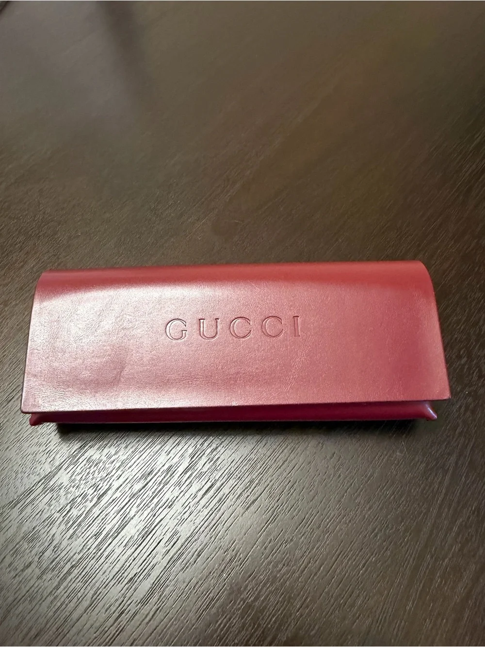 Gucci Black Cat-Eye Women's Sunglasses with Red Logo Case